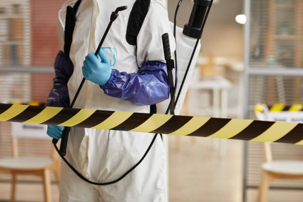 Professional Biohazard Cleanup technician working in Williamsburg, IA